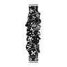Strap-it® Strap-it Fitbit Versa / Versa 2 Scrunchie Armband (Schwarz Mix) Strap-it® Strap-it Fitbit Versa / Versa 2 Scrunchie Armband (Schwarz Mix)