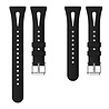 Strap-it® Strap-it Fitbit Versa 3 Luxus-Silikonarmband (Schwarz) Strap-it® Strap-it Fitbit Versa 3 Luxus-Silikonarmband (Schwarz)
