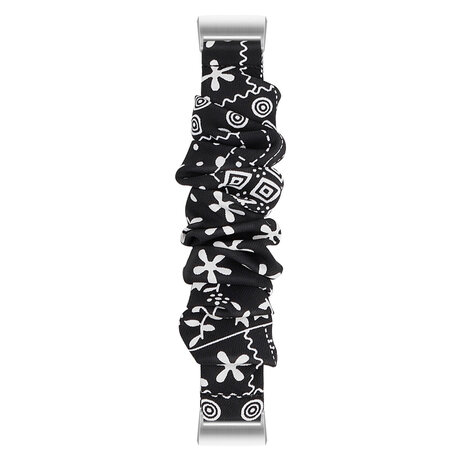 Strap-it® Strap-it Fitbit Charge 4 Scrunchie Armband (Schwarz Mix) Strap-it® Strap-it Fitbit Charge 4 Scrunchie Armband (Schwarz Mix)