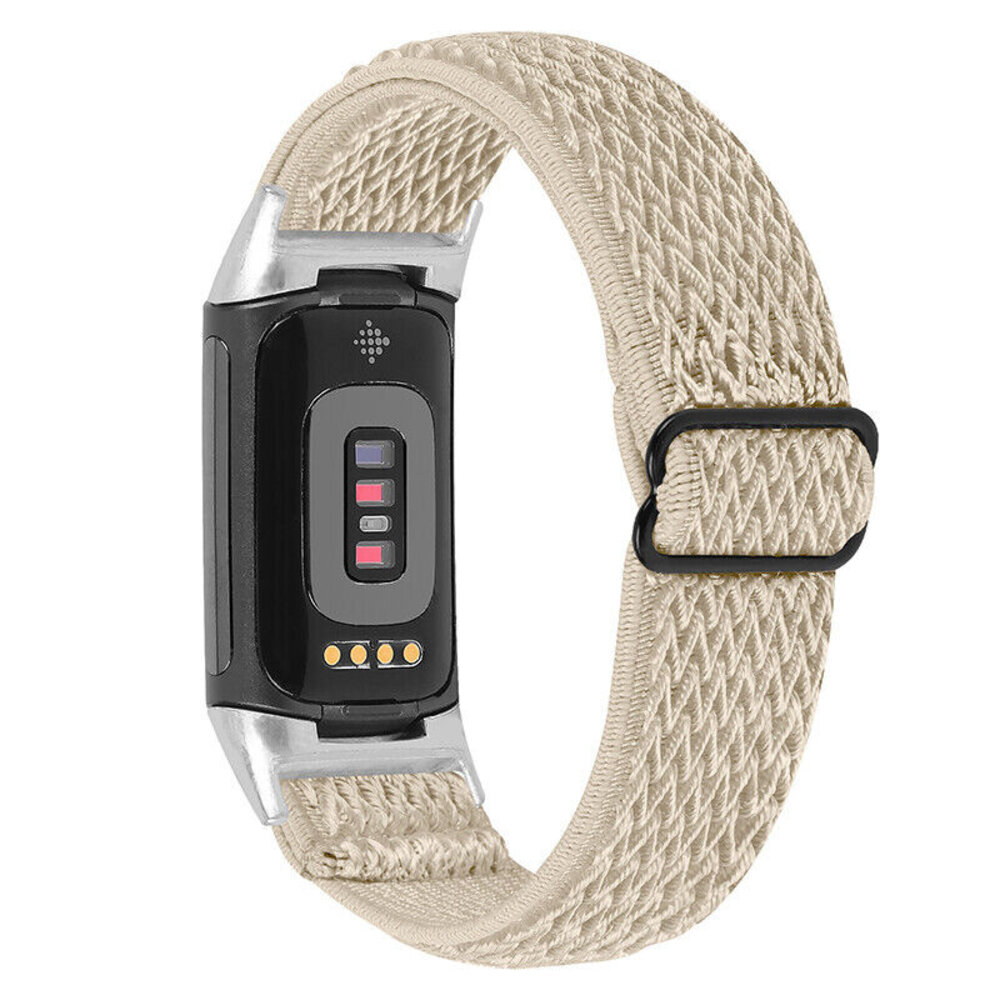 Strap-it® Strap-it Fitbit Charge 3 elastisches Armband (Beige) Strap-it® Strap-it Fitbit Charge 3 elastisches Armband (Beige)