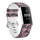 Strap-it® Strap-it Blue Rose Fitbit Charge 3 / 4 Armband