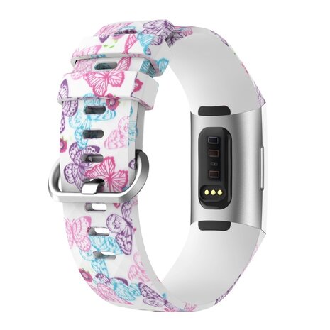 Strap-it® Strap-it Give Me Butterflies Fitbit Charge 3 / 4 Armband