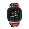 Strap-it® Strap-it Fitbit Sense Scrunchie Armband (Blümen) Strap-it® Strap-it Fitbit Sense Scrunchie Armband (Blümen)