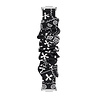 Strap-it® Strap-it Fitbit Sense Scrunchie Armband (Schwarz Mix) Strap-it® Strap-it Fitbit Sense Scrunchie Armband (Schwarz Mix)