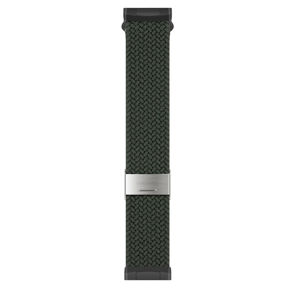 Strap-it® Strap-it Fitbit Sense verstellbares geflochtenes Armband (Dunkelgrün) Strap-it® Strap-it Fitbit Sense verstellbares geflochtenes Armband (Dunkelgrün)