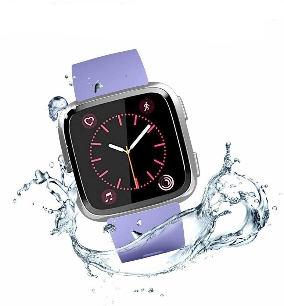 Strap-it® Strap-it Fitbit Versa / Versa 2 Armband Silikon (Lila) Strap-it® Strap-it Fitbit Versa / Versa 2 Armband Silikon (Lila)