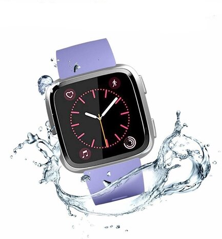 Strap-it® Strap-it Fitbit Versa / Versa 2 Armband Silikon (Lila) Strap-it® Strap-it Fitbit Versa / Versa 2 Armband Silikon (Lila)