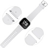 Strap-it® Strap-it Fitbit Versa / Versa 2 Armband Silikon (Weiß) Strap-it® Strap-it Fitbit Versa / Versa 2 Armband Silikon (Weiß)