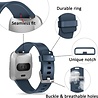 Strap-it® Strap-it Fitbit Versa / Versa 2 Armband Silikon (Dunkelblau) Strap-it® Strap-it Fitbit Versa / Versa 2 Armband Silikon (Dunkelblau)
