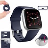 Strap-it® Strap-it Fitbit Versa / Versa 2 Armband Silikon (Dunkelblau) Strap-it® Strap-it Fitbit Versa / Versa 2 Armband Silikon (Dunkelblau)