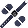 Strap-it® Strap-it Fitbit Versa / Versa 2 Armband Silikon (Dunkelblau) Strap-it® Strap-it Fitbit Versa / Versa 2 Armband Silikon (Dunkelblau)