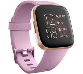 Strap-it® Fitbit Versa / Versa 2 Armband Silikon (altes Pink) Strap-it® Fitbit Versa / Versa 2 Armband Silikon (altes Pink)