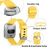 Strap-it® Strap-it Fitbit Versa / Versa 2 Armband Silikon (Gelb) Strap-it® Strap-it Fitbit Versa / Versa 2 Armband Silikon (Gelb)