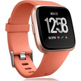 Strap-it® Fitbit Versa / Versa 2 Armband Silikon (Grapefruit) Strap-it® Fitbit Versa / Versa 2 Armband Silikon (Grapefruit)