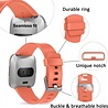 Strap-it® Strap-it Fitbit Versa / Versa 2 Armband Silikon (Grapefruit) Strap-it® Strap-it Fitbit Versa / Versa 2 Armband Silikon (Grapefruit)
