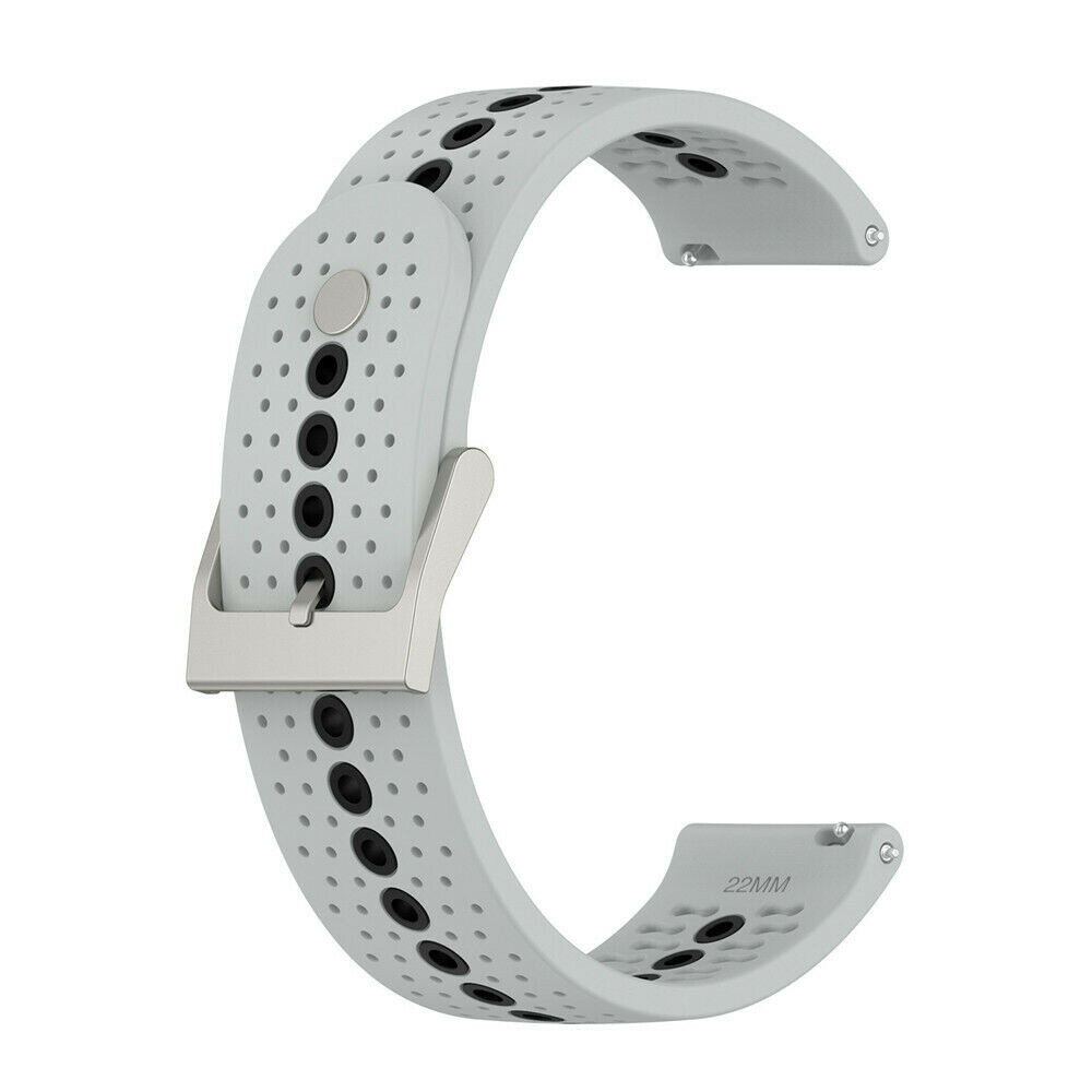 Strap-it® Strap-it Suunto 9 Peak Pro Silikonarmband (Grau/Schwarz) Strap-it® Strap-it Suunto 9 Peak Pro Silikonarmband (Grau/Schwarz)