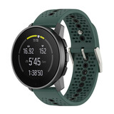 Strap-it® Suunto 9 Peak Pro Silikonarmband (Grün/Schwarz) Strap-it® Suunto 9 Peak Pro Silikonarmband (Grün/Schwarz)