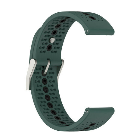 Strap-it® Strap-it Suunto 5 Peak Silikonarmband (Grün/Schwarz)