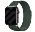 Strap-it® Strap-it Apple Watch Milanaise Armband (Dunkelgrün)