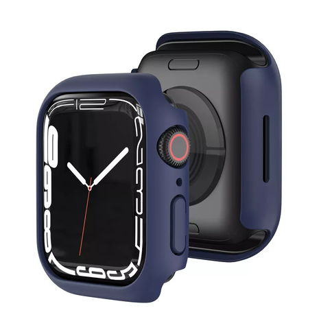 Strap-it® Strap-it Apple Watch 7/8/9 PC Hülle 45mm (Blau)