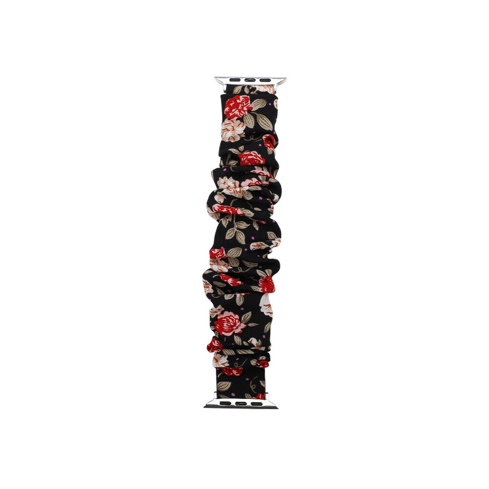 Strap-it® Strap-it Apple Watch Scrunchie Armband (Blumen)