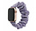 Strap-it Apple Watch Scrunchie Armband (Glänzendes Lila)