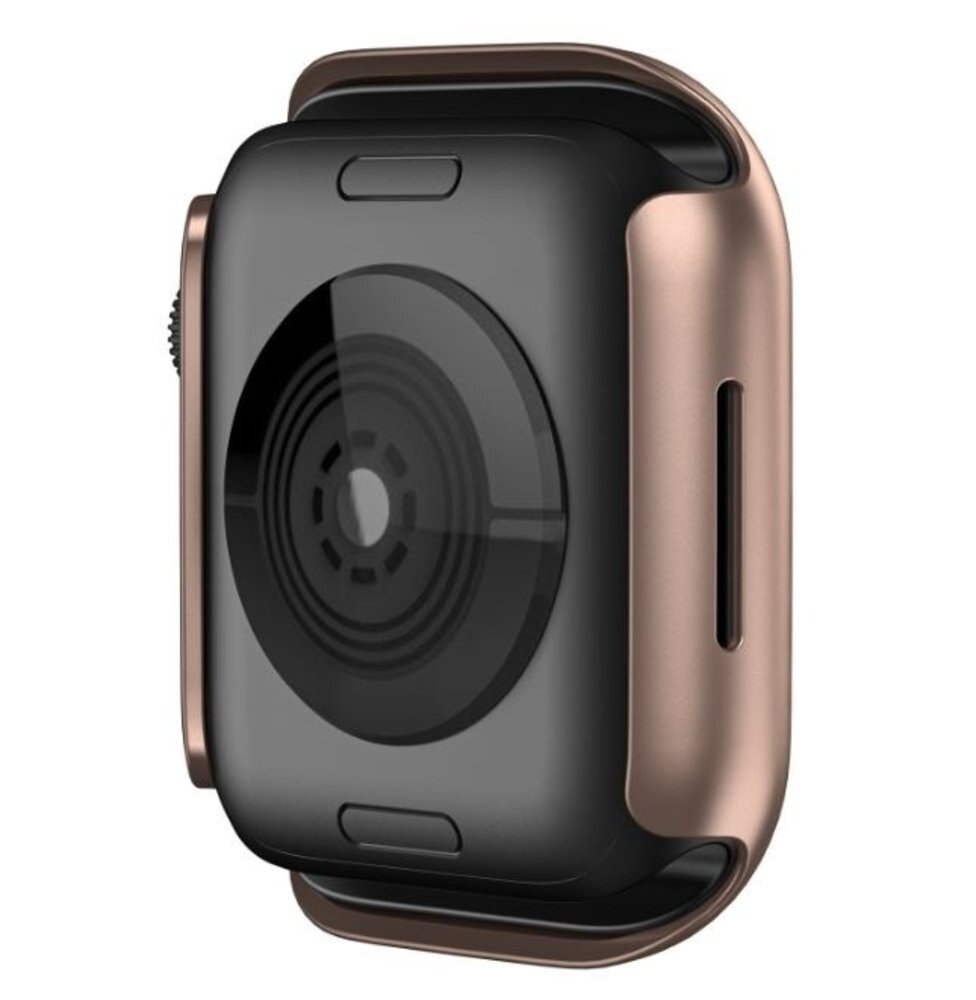 Strap-it® Strap-it Apple Watch 7/8/9 PC Hülle 45mm (Roségold)