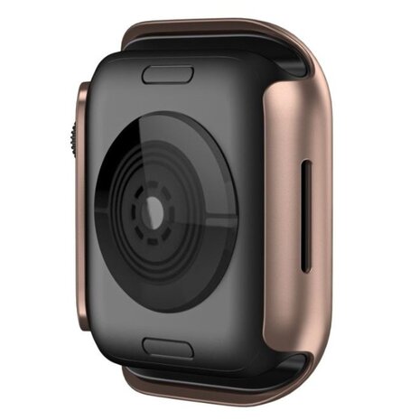 Strap-it® Strap-it Apple Watch 7/8/9 PC Hülle 45mm (Roségold)