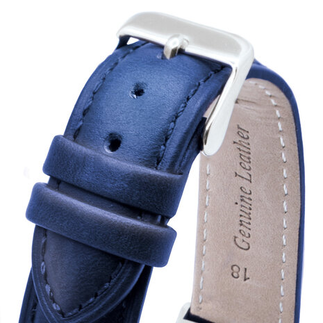 Strap-it® Strap-it Fitbit Charge 3 / 4 Lederarmband (Blau) Strap-it® Strap-it Fitbit Charge 3 / 4 Lederarmband (Blau)