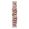 Strap-it® Strap-it Fitbit Charge 3 Scrunchie Armband (Beige mit Perlen) Strap-it® Strap-it Fitbit Charge 3 Scrunchie Armband (Beige mit Perlen)