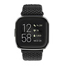 Strap-it® Strap-it Fitbit Sense verstellbares geflochtenes Armband (Schwarz) Strap-it® Strap-it Fitbit Sense verstellbares geflochtenes Armband (Schwarz)