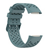 Strap-it® Strap-it Fitbit Charge 5 Silikonarmband mit Löchern (Graublau) Strap-it® Strap-it Fitbit Charge 5 Silikonarmband mit Löchern (Graublau)