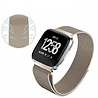 Strap-it® Strap-it Fitbit Versa / Versa 2 Milanese Armband (Sekt) Strap-it® Strap-it Fitbit Versa / Versa 2 Milanese Armband (Sekt)
