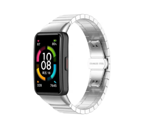 Strap-it® Huawei Band 6 Metallarmband (Silber) Strap-it® Huawei Band 6 Metallarmband (Silber)