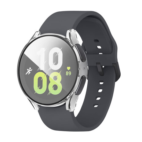Strap-it® Strap-it Samsung Galaxy Watch 5 44mm Hartschalenhülle mit Glas (Transparent) Strap-it® Strap-it Samsung Galaxy Watch 5 44mm Hartschalenhülle mit Glas (Transparent)