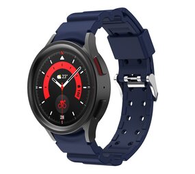 Strap-it® Samsung Galaxy Watch 5 44mm Silikon 'Armor' Armband (Dunkelblau) Strap-it® Samsung Galaxy Watch 5 44mm Silikon 'Armor' Armband (Dunkelblau)