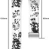 Strap-it® Strap-it Transparent Flower Samsung Galaxy Watch 4 Classic 46mm magnetisches armband Strap-it® Strap-it Transparent Flower Samsung Galaxy Watch 4 Classic 46mm magnetisches armband