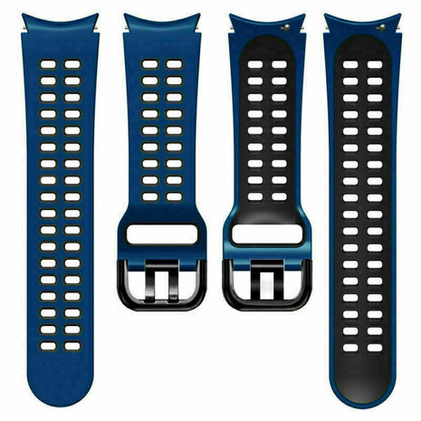 Strap-it® Strap-it Samsung Galaxy Watch 5 40mm Sport 'Square' Armband (Dunkelblau/Schwarz) Strap-it® Strap-it Samsung Galaxy Watch 5 40mm Sport 'Square' Armband (Dunkelblau/Schwarz)