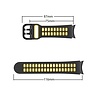 Strap-it® Strap-it Samsung Galaxy Watch 5 Pro Sport 'Square' Armband (Schwarz/Gelb) Strap-it® Strap-it Samsung Galaxy Watch 5 Pro Sport 'Square' Armband (Schwarz/Gelb)