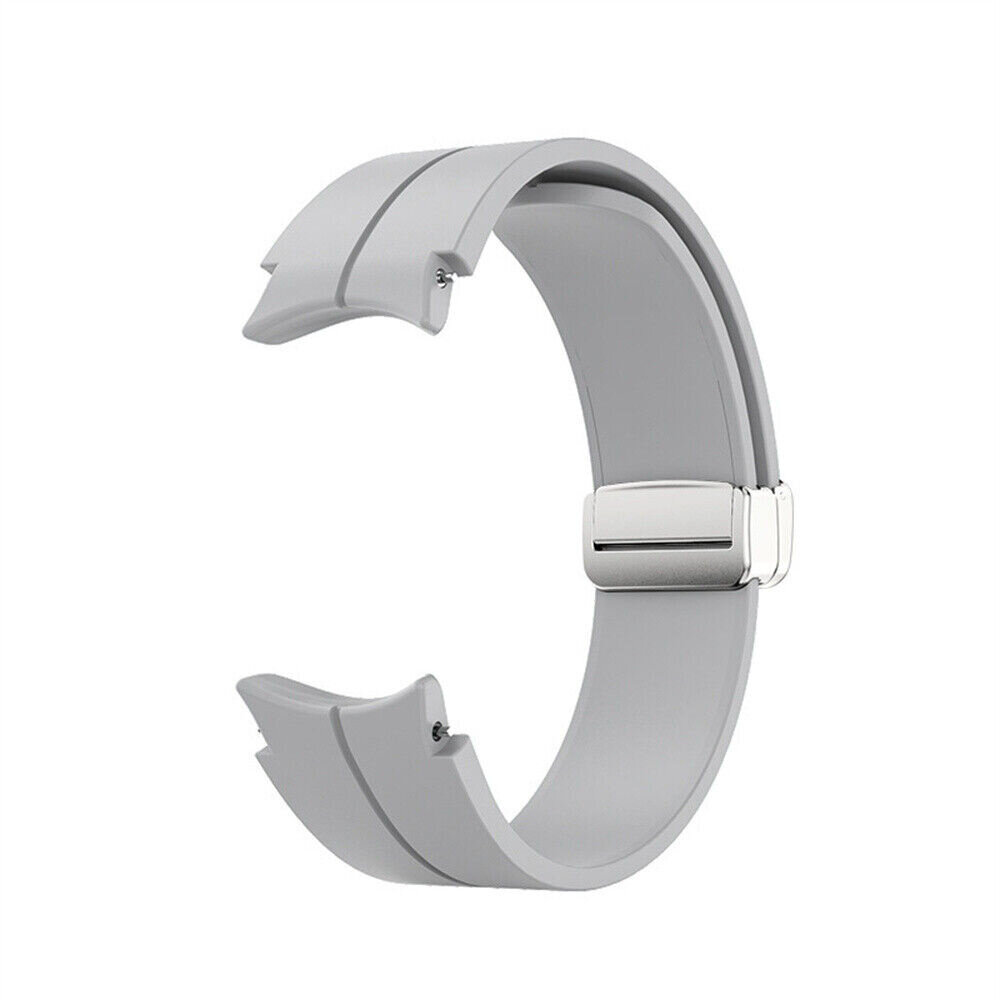 Strap-it® Strap-it Samsung Galaxy Watch 5 44mm Magnetisches Sportband (Grau)