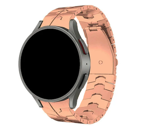 Strap-it® Samsung Galaxy Watch 5 44mm Stahl 'Iron' Armband (Rosegold) Strap-it® Samsung Galaxy Watch 5 44mm Stahl 'Iron' Armband (Rosegold)