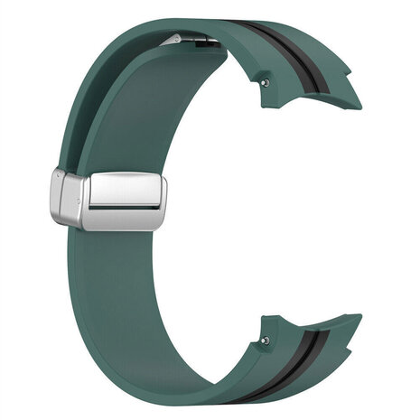 Strap-it® Strap-it Samsung Galaxy Watch 4 Classic 42mm Magnetisches Sportband (Grün/Schwarz) Strap-it® Strap-it Samsung Galaxy Watch 4 Classic 42mm Magnetisches Sportband (Grün/Schwarz)