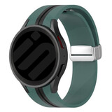 Strap-it® Samsung Galaxy Watch 4 Classic 42mm Magnetisches Sportband (Grün/Schwarz) Strap-it® Samsung Galaxy Watch 4 Classic 42mm Magnetisches Sportband (Grün/Schwarz)