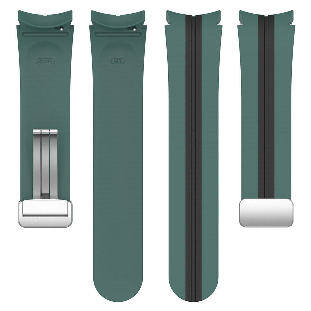 Strap-it® Strap-it Samsung Galaxy Watch 5 Pro Magnetisches Sportband (Grün/Schwarz) Strap-it® Strap-it Samsung Galaxy Watch 5 Pro Magnetisches Sportband (Grün/Schwarz)