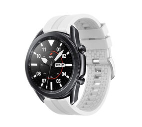 Strap-it® Samsung Galaxy Watch 3 45mm 'Extreme' Silikonarmband (Weiß) Strap-it® Samsung Galaxy Watch 3 45mm 'Extreme' Silikonarmband (Weiß)