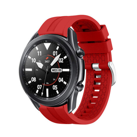 Strap-it® Strap-it Samsung Galaxy Watch 3 45mm 'Extreme' Silikonarmband (Rot)