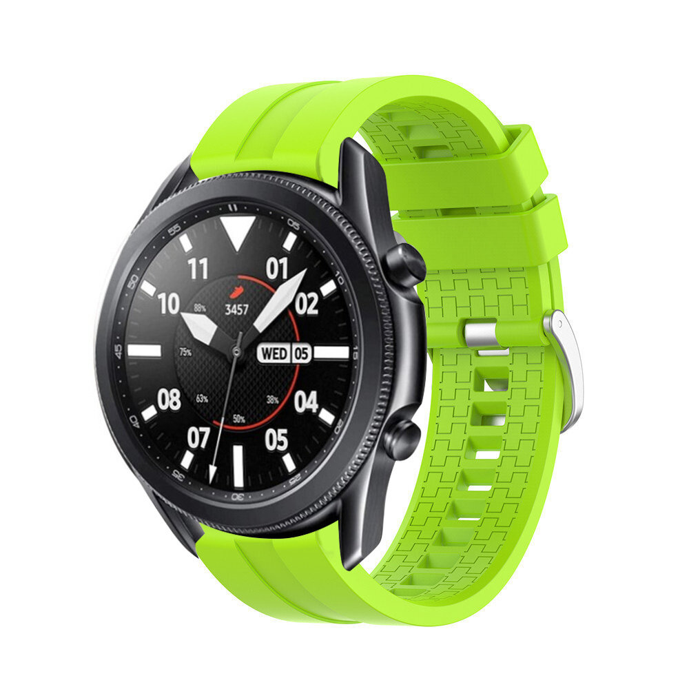 Strap-it® Strap-it Samsung Galaxy Watch 3 45mm 'Extreme' Silikonarmband (Lime)
