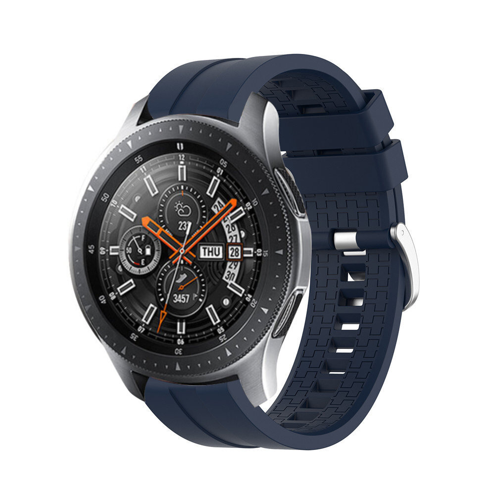 Strap-it® Strap-it Samsung Galaxy Watch 46mm 'Extreme' Silikonarmband (Dunkelblau)