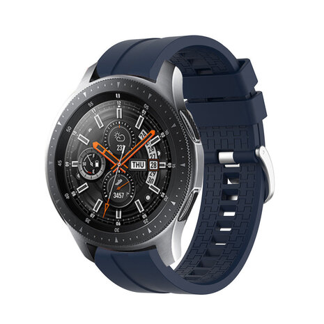 Strap-it® Strap-it Samsung Galaxy Watch 46mm 'Extreme' Silikonarmband (Dunkelblau)