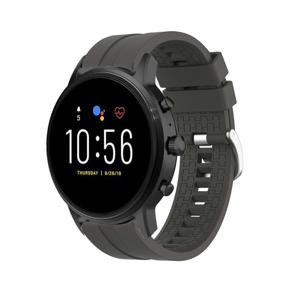 Strap-it® Strap-it Fossil Gen 5 'Extreme' Silikonarmband (Dunkelgrau)